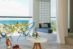 Finest Club Junior Suites with Ocean Views at Finest Playa Mujeres